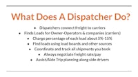 what does a dispatcher do